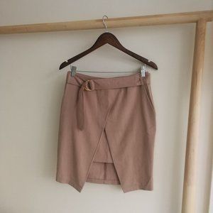 Beige Layered Skirt